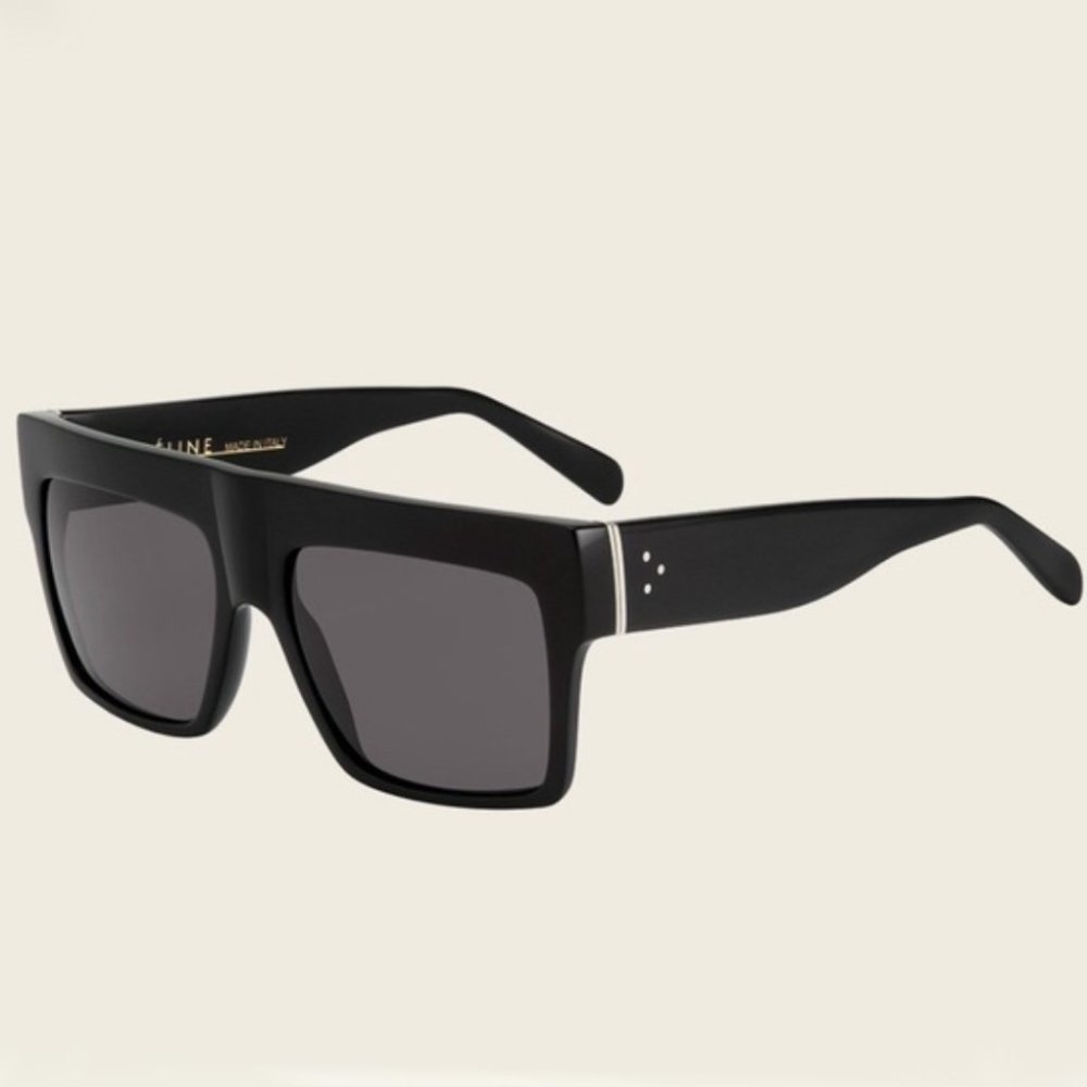 CELINE CL 41756 / S ZZ TOP Polarized  Black Sunglasses